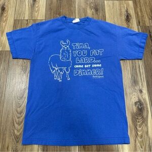 Vtg 2005 Mighty Fine Napoleon Dynamite Fox Paramount Promo Tina Fat Lard Shirt